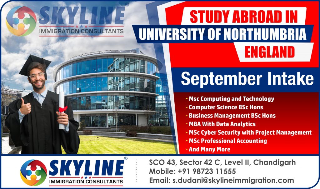 study in northumbria university